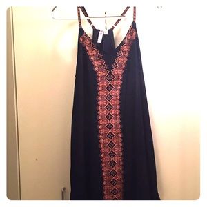 Blue Francesca’s Sundress with Pink Detailing